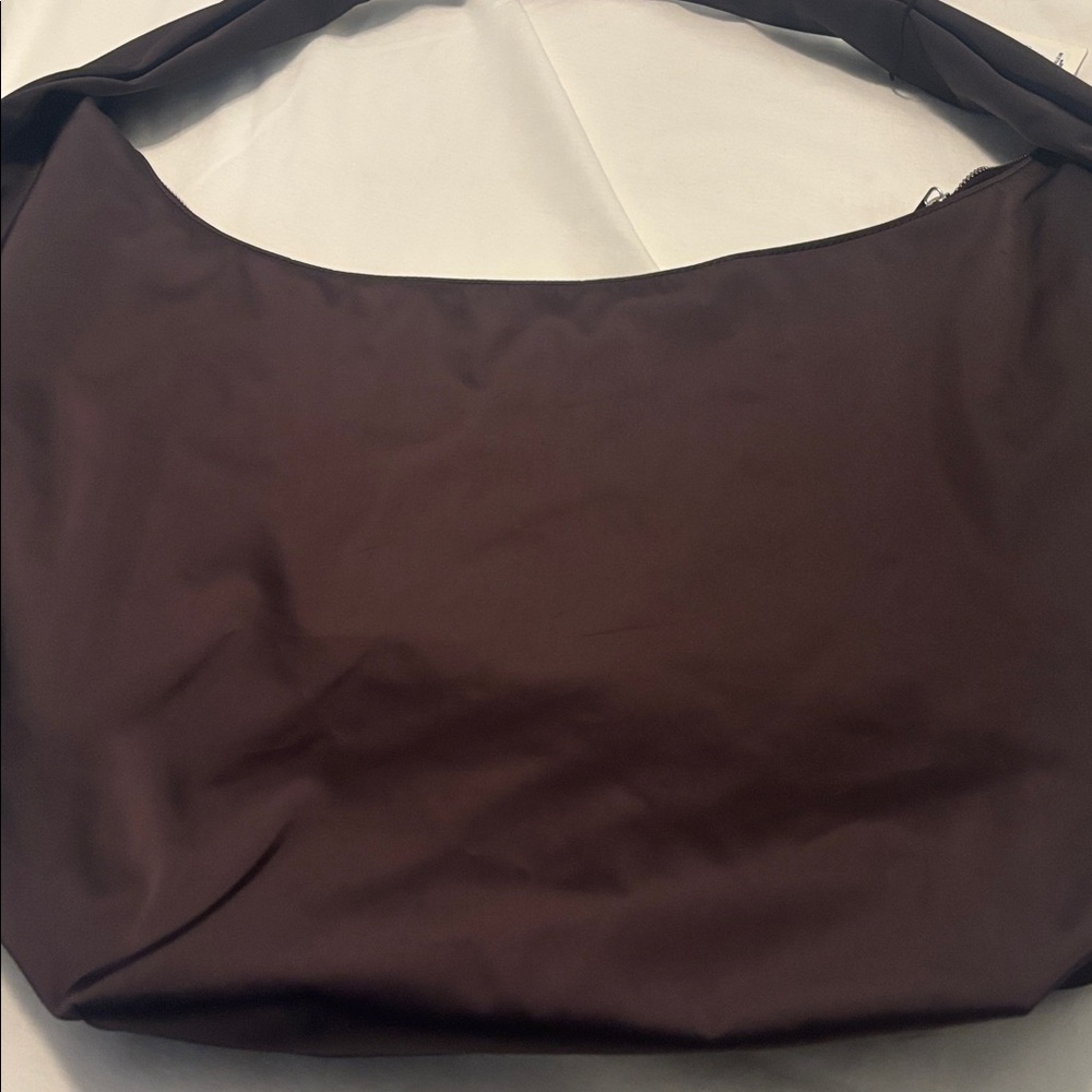 Babaton Aritzia Access Satin Bag Plum Hobo bag oversized deep purple large NWT - Picture 15 of 15